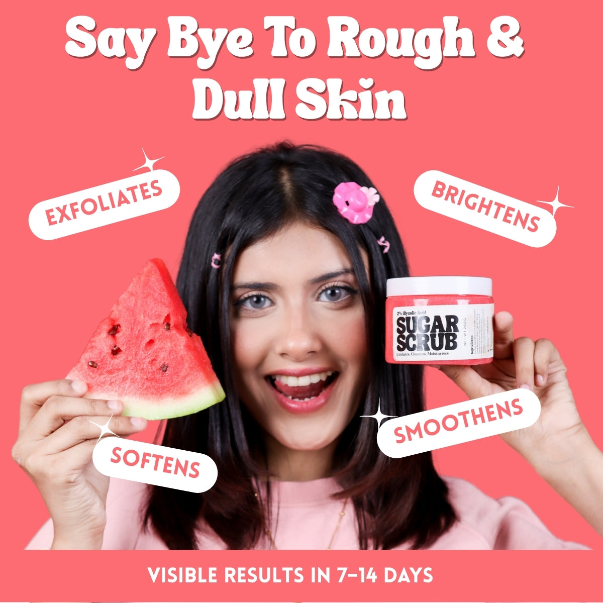 Watermelon Mojito – Glycolic Acid Foaming Sugar Scrub