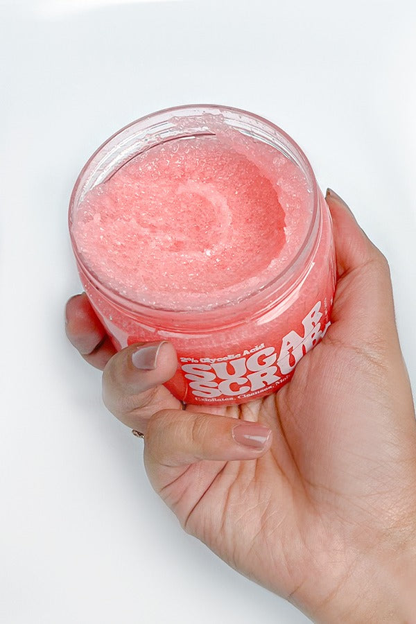 Watermelon Mojito – 2% Glycolic Acid Foaming Sugar Scrub