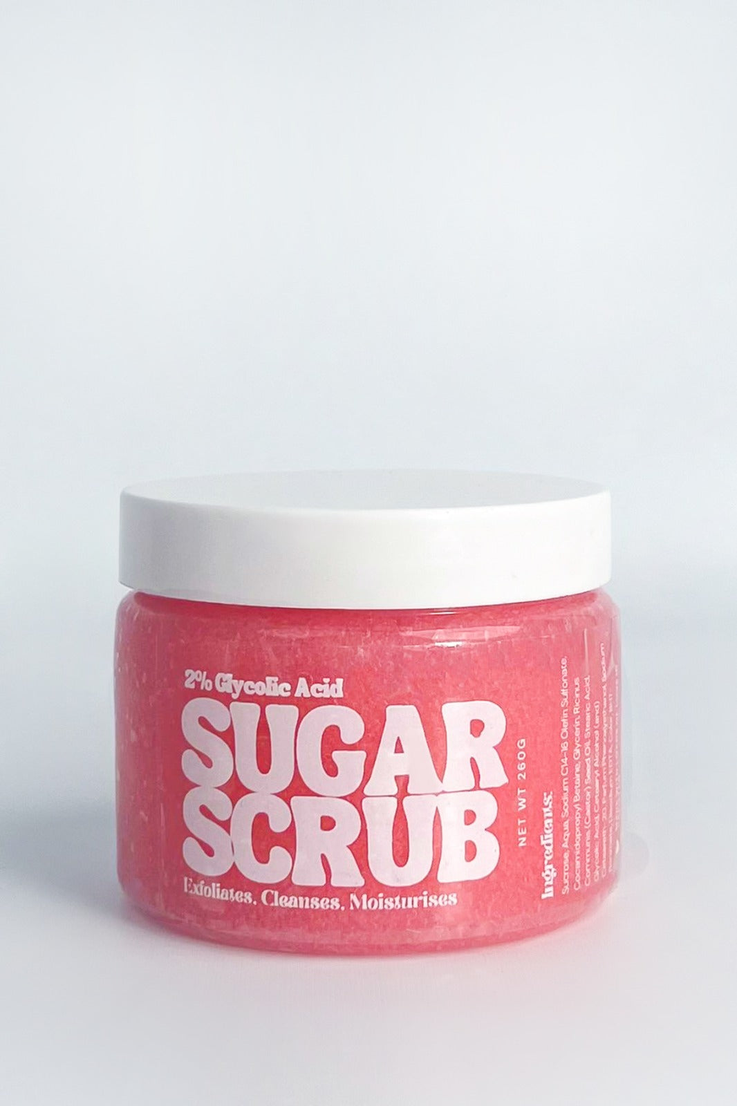 Watermelon Mojito – 2% Glycolic Acid Foaming Sugar Scrub