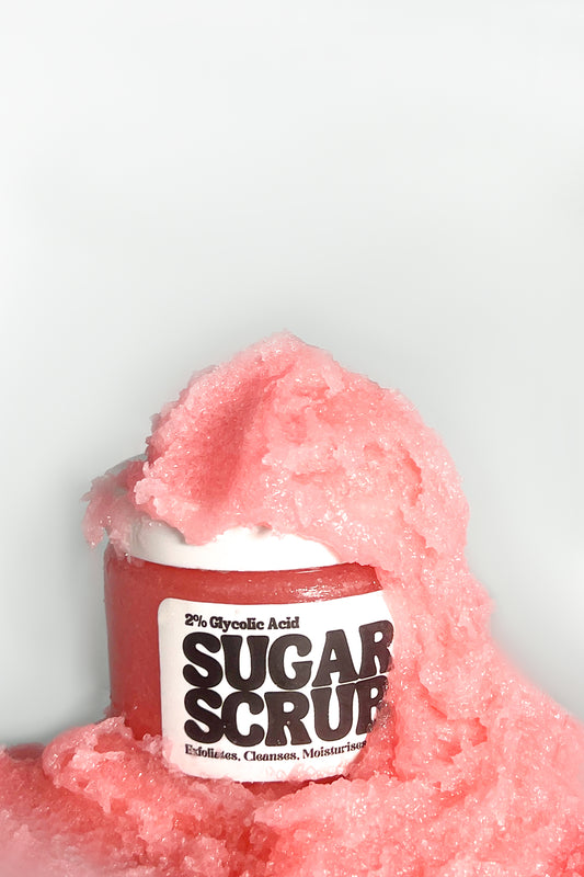 Watermelon Mojito – 2% Glycolic Acid Foaming Sugar Scrub