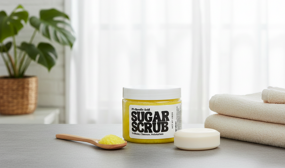 How to use our Glycolic Acid Foaming Sugar Scrubs?