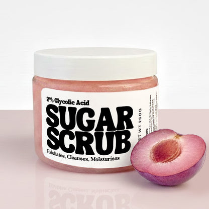 Sugar Plum – 2% Glycolic Acid Foaming Body Scrub