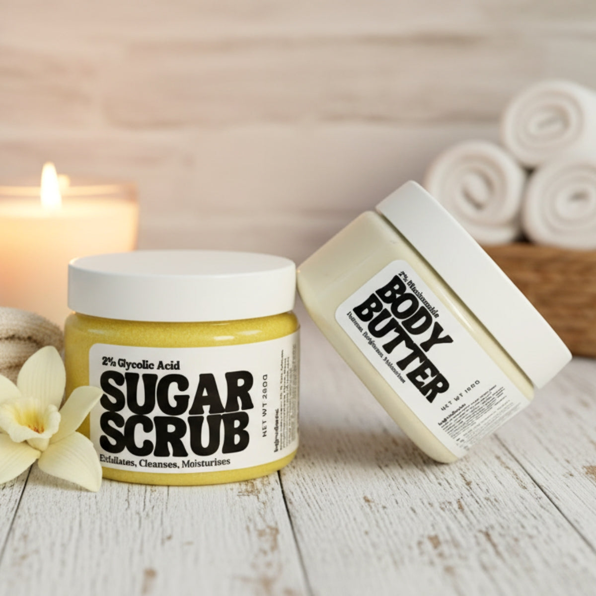 Vanilla Skin Shave Butter Duo