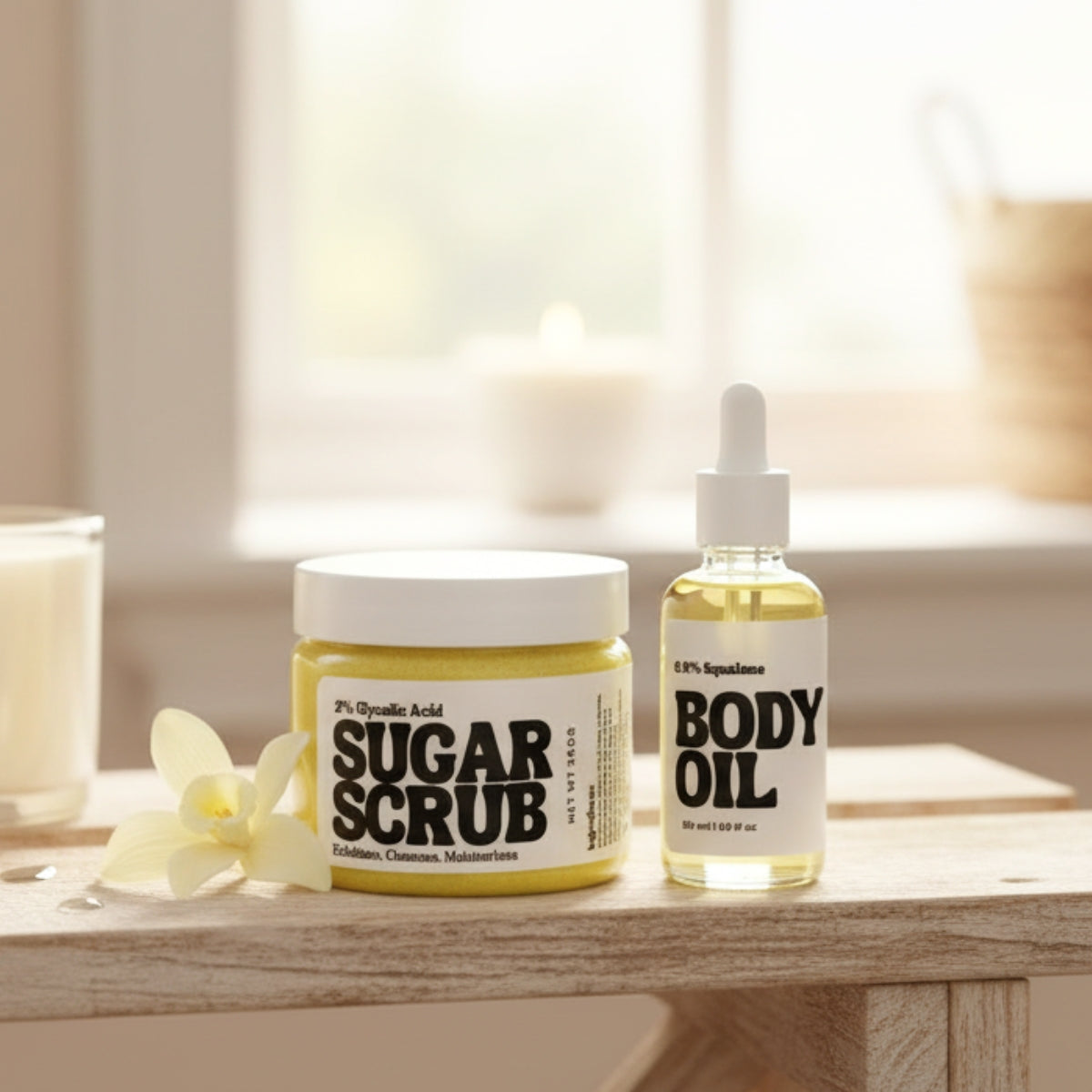 Vanilla Skin Shave & Seal Duo