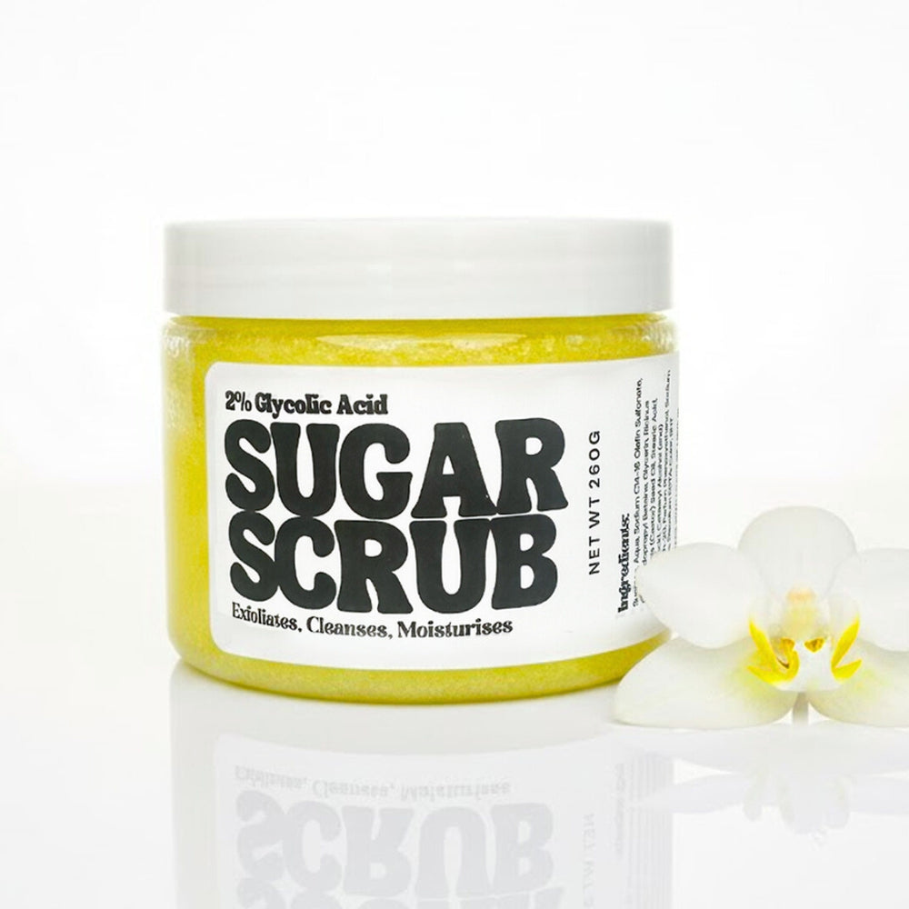 Vanilla Skin – 2% Glycolic Acid Foaming Body Scrub